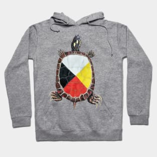 Medicine Wheel Painted Turtle Hoodie